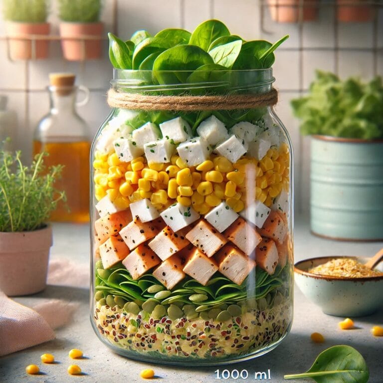 Meal Prep Schichtsalat im Glas