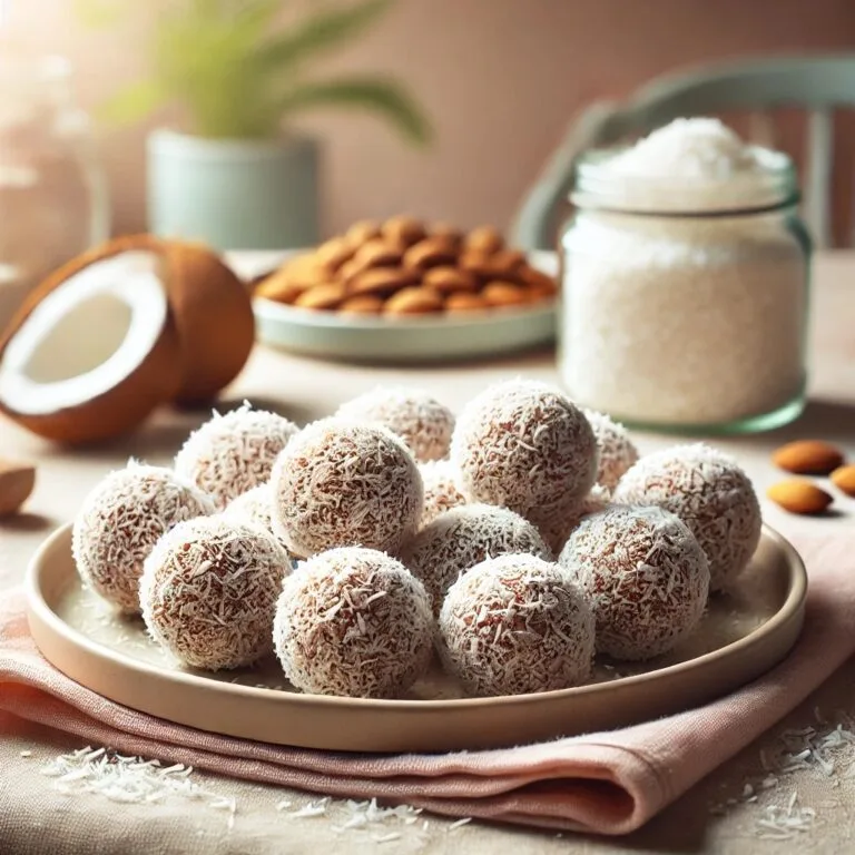 Energiebällchen im Kokosmantel