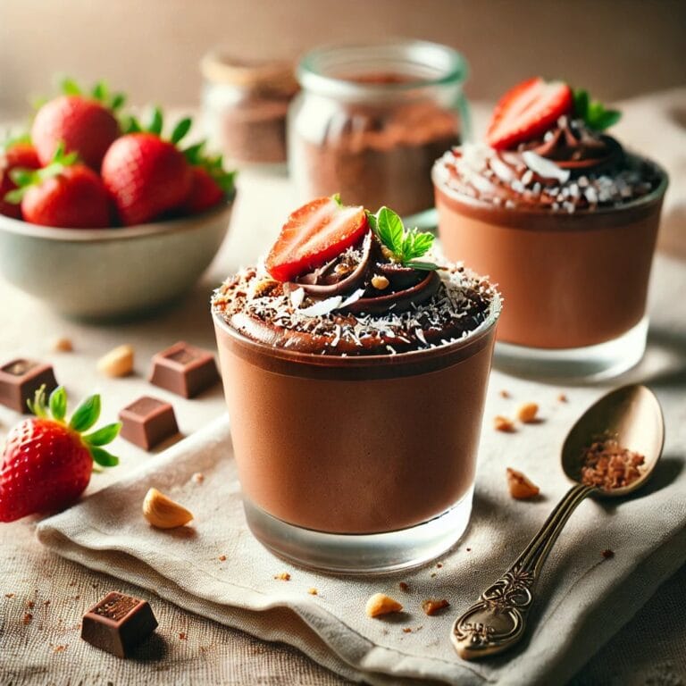 Veganes Mousse au chocolat (ohne Kristallzucker)