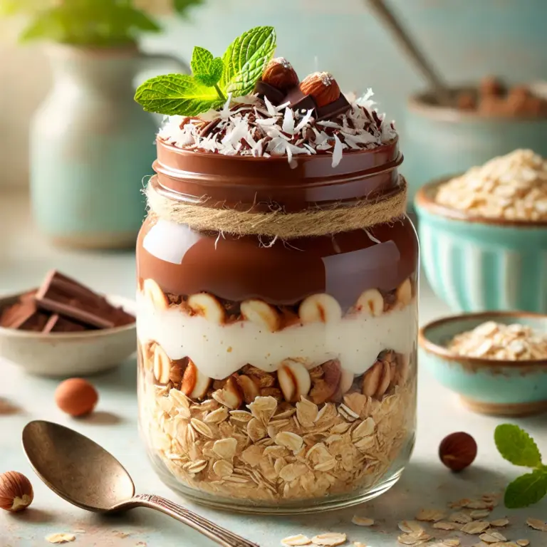 tropische Kokos-Schoko Oats 