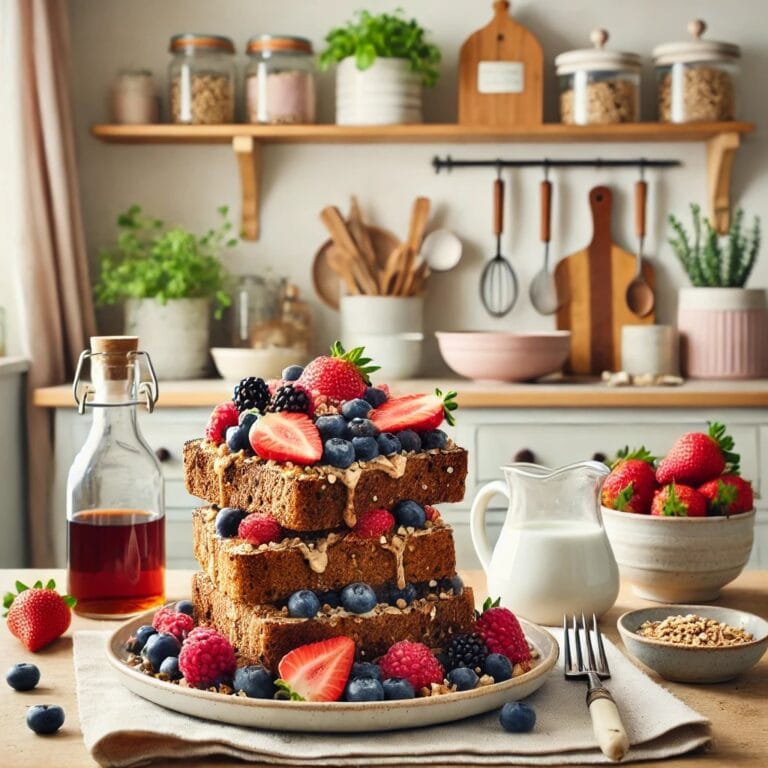 French Toast mit Vollkornbrot (+ vegane Option)