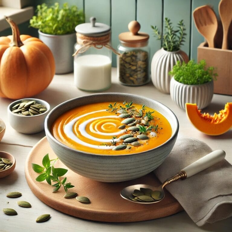 Kürbiscremesuppe mit Hokkaido – Einfaches Rezept in 25 Minuten