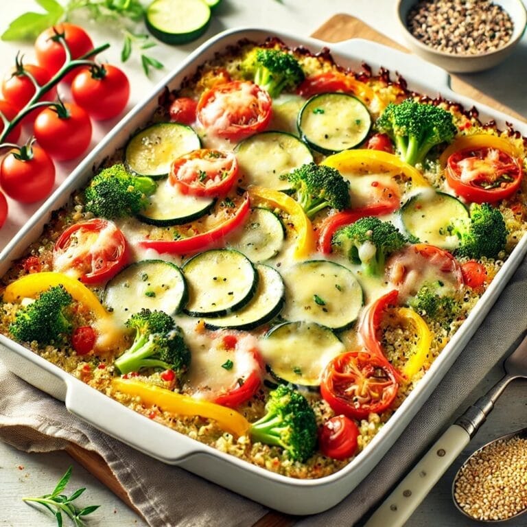 Gesunder Quinoa-Gemüse-Auflauf: Lecker, einfach und perfekt für Meal Prep
