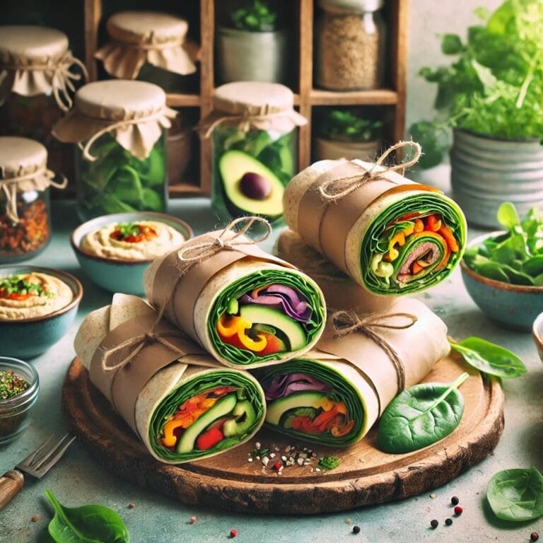 Gesunde Wraps zum Mitnehmen: Schnell, lecker und perfekt für unterwegs