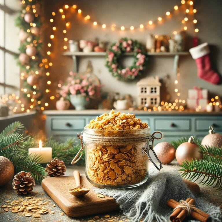 Schnelles Bratapfel-Crumble im Glas – Festliches Dessert für die Adventszeit