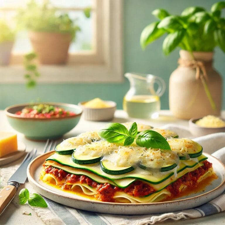Zucchini-Lasagne: Gesund, Low-Carb und perfekt zum Abnehmen