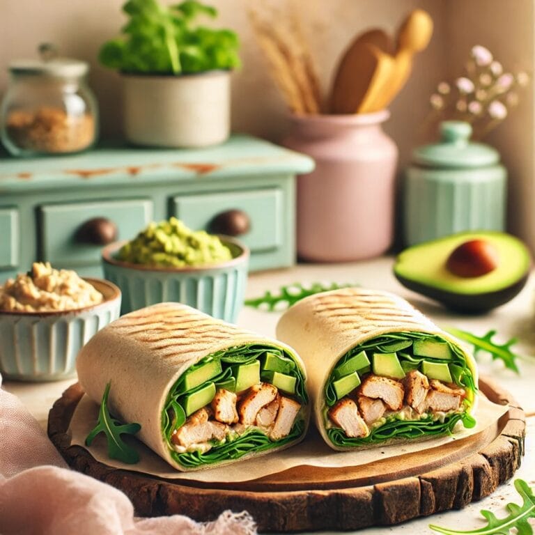 Proteinwrap mit Hähnchen – Dein schneller Sattmacher!