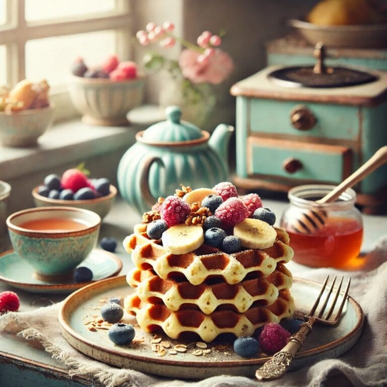 Glutenfreie Waffeln ohne Zucker – Leckeres Rezept mit Hafer & Banane