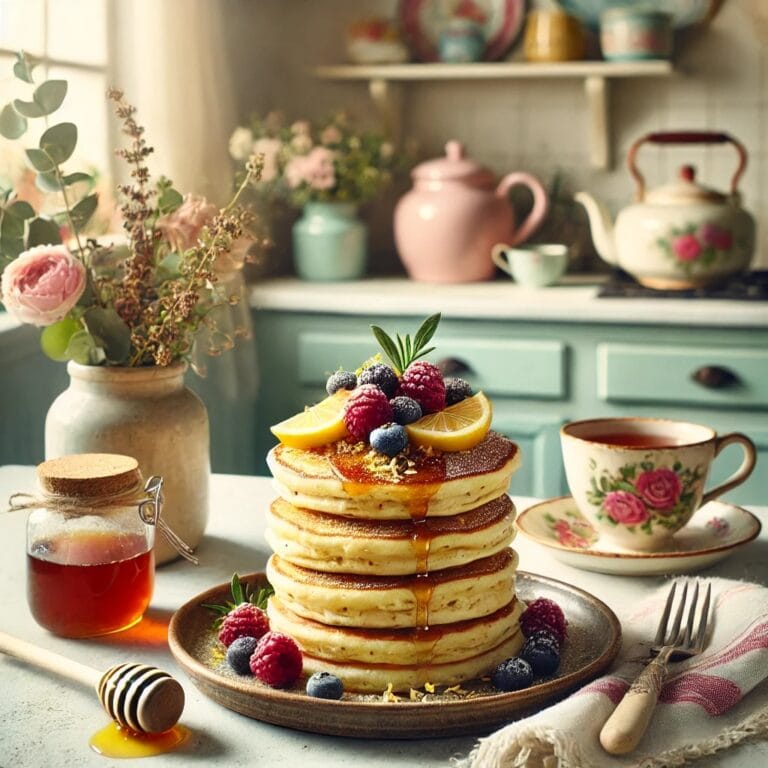 Zitronen-Ricotta-Pancakes – Fluffig & Leicht. Das perfekte Frühlingsfrühstück