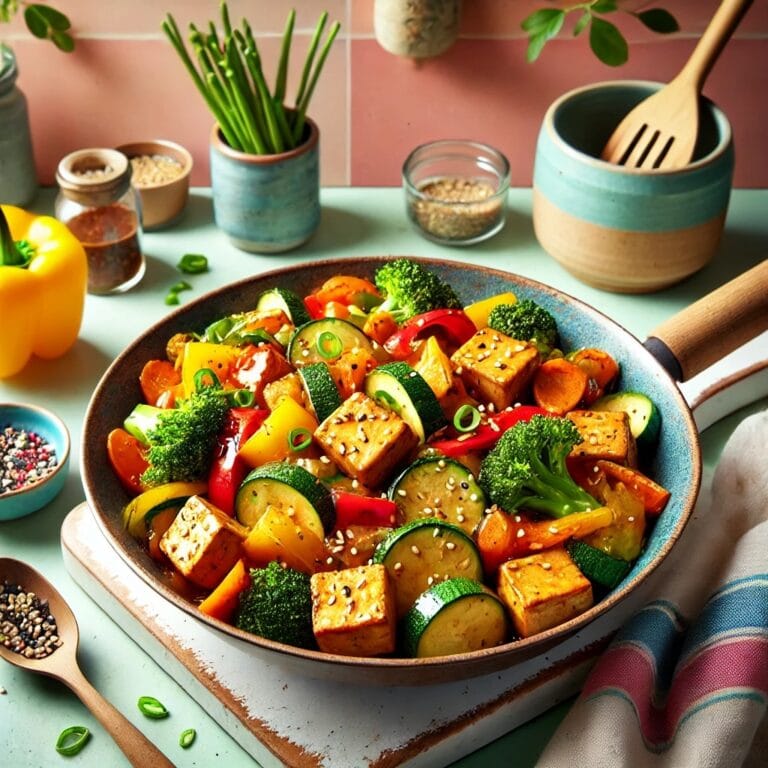 One-Wok Tofu-Gemüse-Pfanne – Schnell, Proteinreich & Perfekt für den Feierabend! 