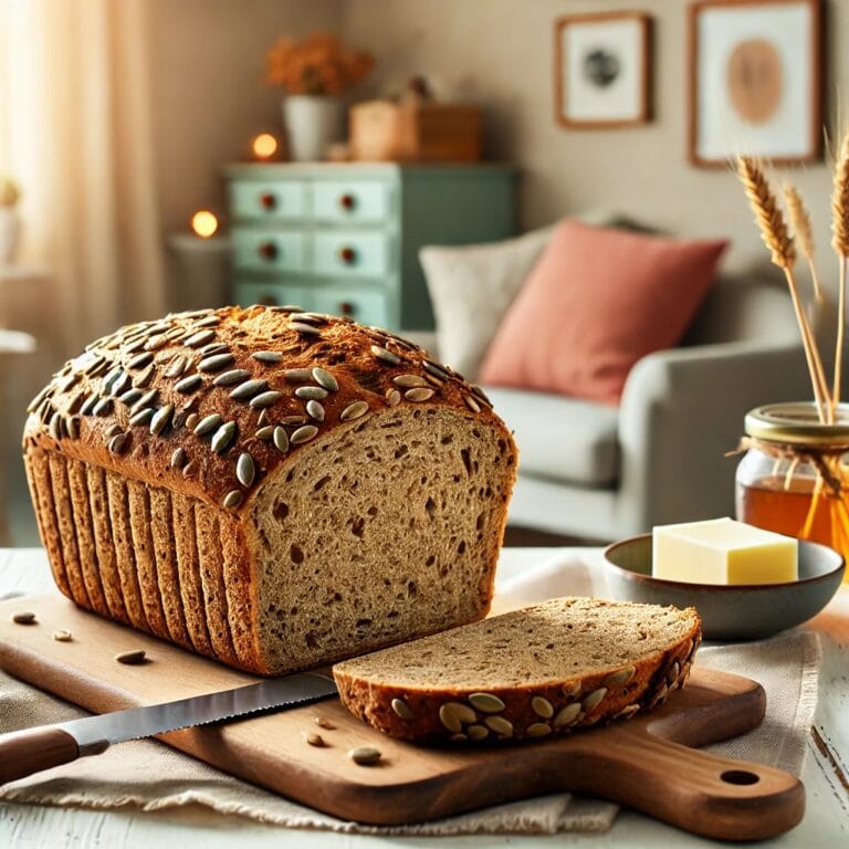 Clean Eating Brot ohne Hefe – Vegan, Ballaststoffreich & Sättigend!