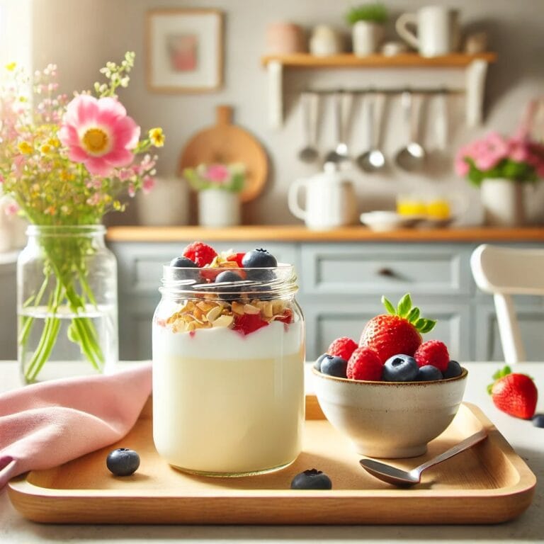 5-Zutaten Zitronen-Honig-Joghurt – Blitzschnelles Frühlingsdessert ohne Zucker