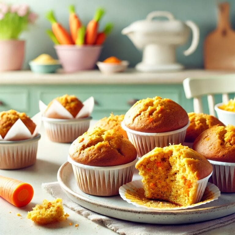 Karotten-Bananen-Muffins – Zuckerfrei, Saftig & Perfekt für Ostern!