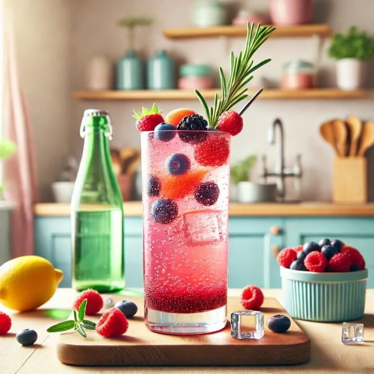 Wildberry Lillet alkoholfrei – Der perfekte fruchtige Mocktail!