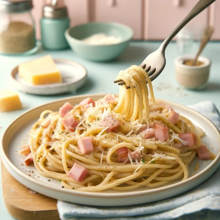Leichte Spaghetti Carbonara – Cremig, Proteinreich & Schnell!