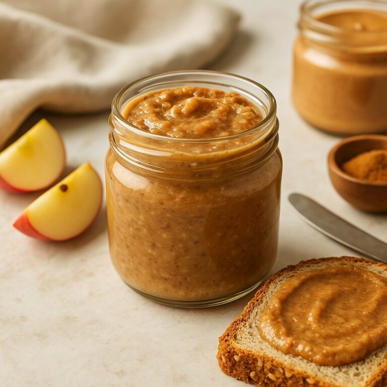 Apfel-Zimt-Aufstrich mit Nussbutter – wie Apfelstrudel zum Streichen!