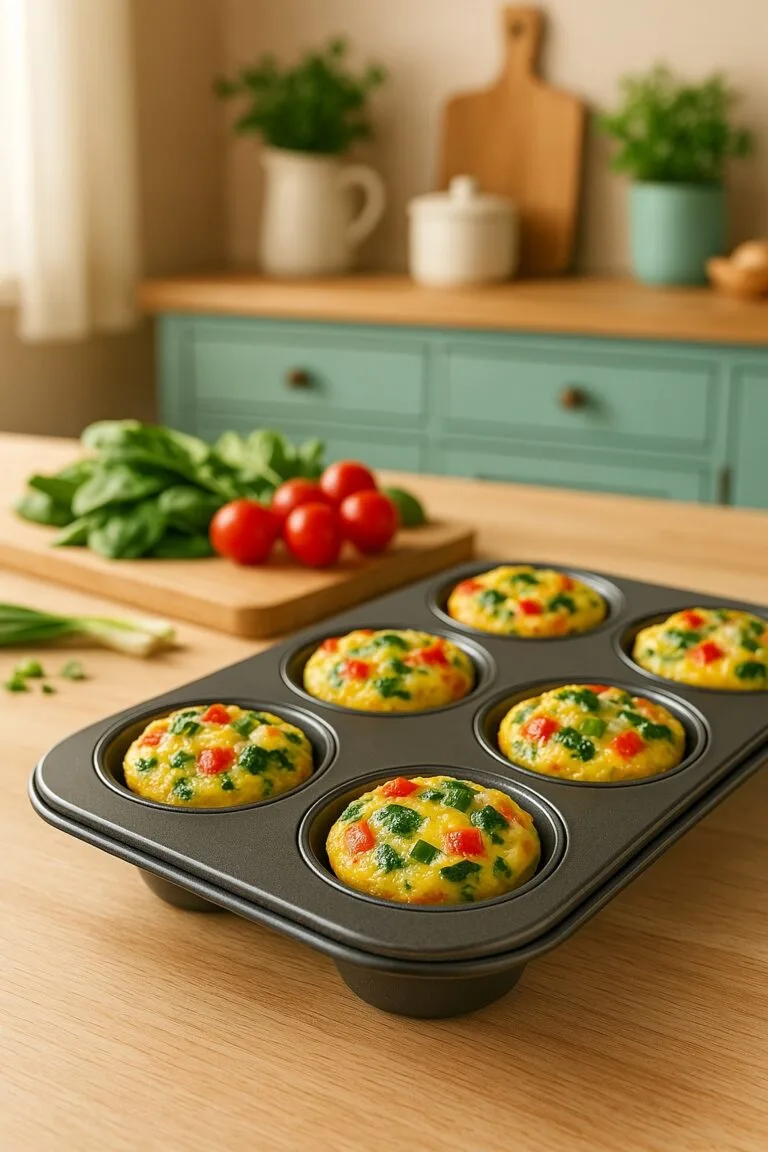 Mini-Gemüse-Frittatas aus dem Muffinblech – Meal Prep zum Mitnehmen!