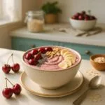 Kirsch-Smoothie Bowl: Fruchtiger Sattmacher zum Löffeln