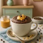 Erdnussbutter-Schoko-Bombe aus der Tasse