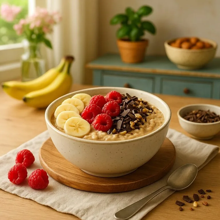 Süßer Frühstücksauflauf mit roten Linsen – Vegan, proteinreich & ohne Pulver