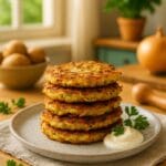 Knusprige Kartoffelpuffer mit Ei