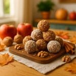Apfel-Zimt Energiebällchen – herbstlicher Snack to go